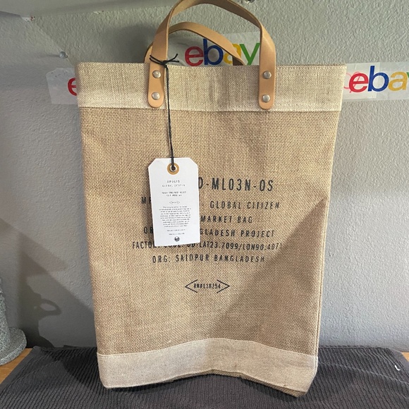 Apolis Global Citizen Womens Tote Market Bag NY - Picture 7 of 10